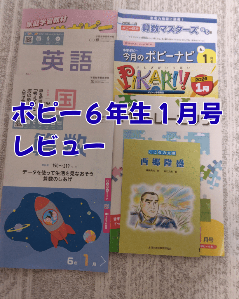 ポピー６年生１月号教材